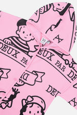 40Th Anniversary Printed Jersey One-Piece Soft Pink