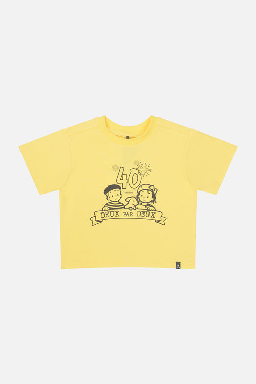 40Th Anniversary Graphic T-Shirt Honey Yellow