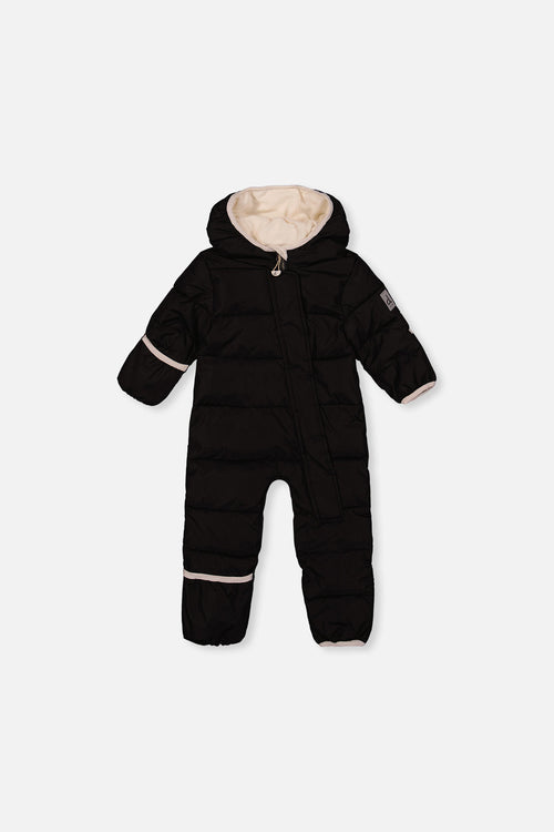 Baby Cloud One Piece Snowsuit Adapted For Car Seats Black - J10B700_09990