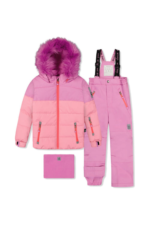 Two Piece Play Snowsuit Pinkish Violet