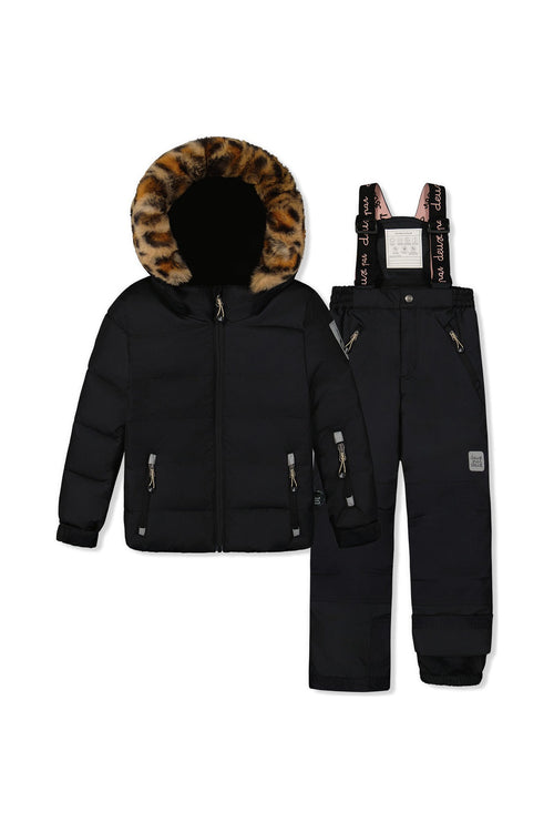 Two Piece Play Snowsuit Black