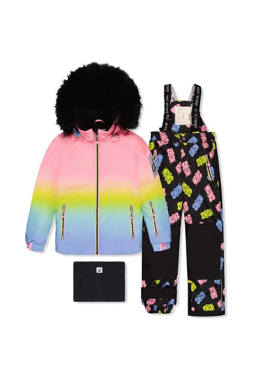 Two Piece Play Snowsuit Multicolor Gradient - J10PG87_1J034