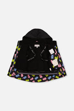 Two Piece Play Snowsuit Black Gummy Bear Print - J10PG88_1J033