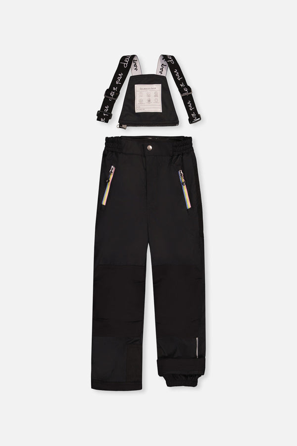 Two Piece Play Snowsuit Black Gummy Bear Print - J10PG88_1J033