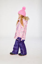 Two Piece Play Snowsuit Pink Mini Flower Print - J10PG89_1J020
