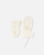Lined Baby Mittens Off-White - J10XM103_01880