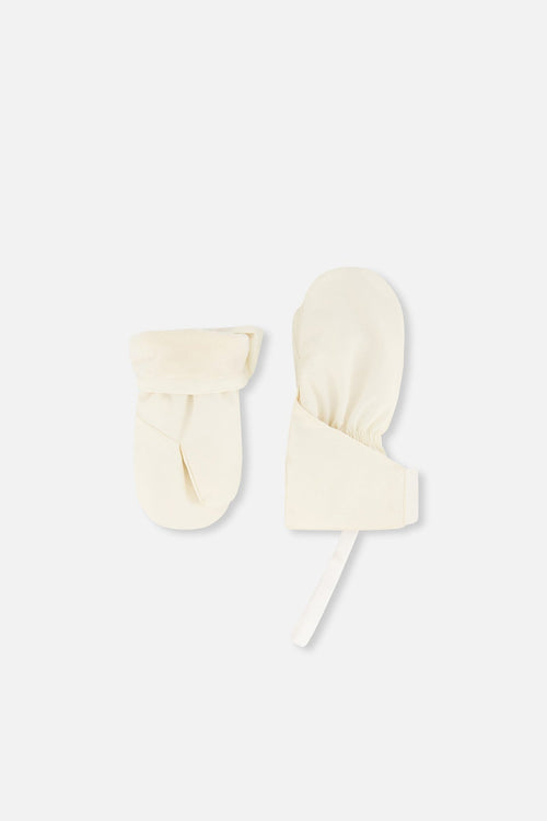 Lined Baby Mittens Off-White - J10XM103_01880