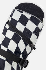 Teknik Winter Mittens White Checkered Print - J10XM203_1J059