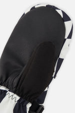Teknik Winter Mittens White Checkered Print - J10XM203_1J059
