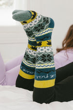 Ski Socks Navy Blue - J10XS_04002