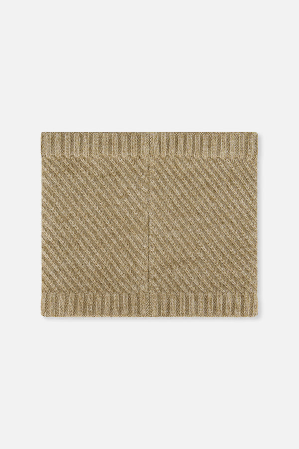 Winter Knit Neckwarmer Taupe - J10XT2_01870