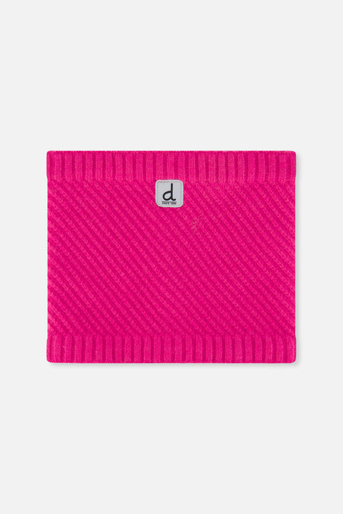 Winter Knit Neckwarmer Bright Pink - J10XT2_06990