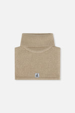 Baby Knit Turtle Neckwarmer Light Taupe - J10XT3B_01870
