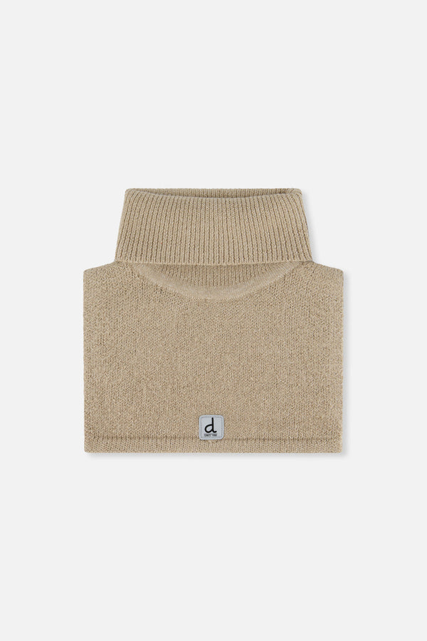 Baby Knit Turtle Neckwarmer Light Taupe - J10XT3B_01870