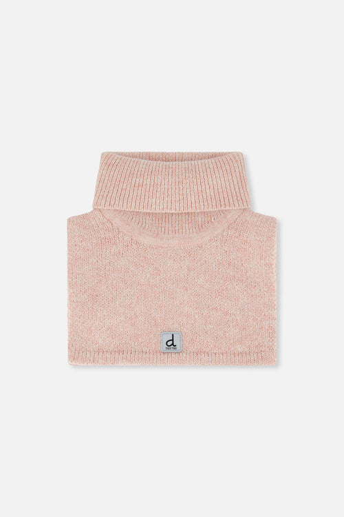 Knit Turtle Neckwarmer Pale Dusty Pink - J10XT3_06220