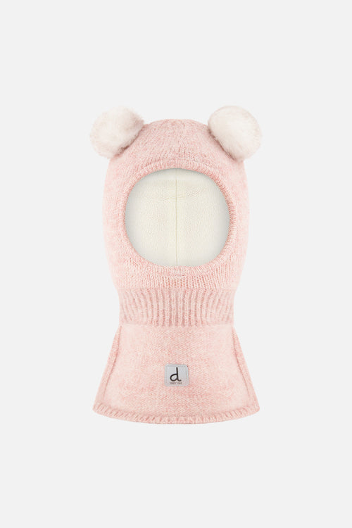 Knit Bear Balaclava Pale Dusty Pink - J10XT4_06220