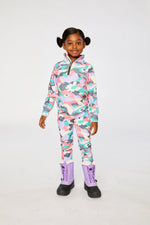 Two Piece Thermal Underwear Coral Camouflage Print - J10Y600_1J031