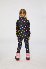 Two Piece Thermal Underwear Black Printed Gummy Bears - J10Y600_1J033