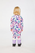 Baby One Piece Thermal Underwear Purple Floral Print - J10Y700B_1J021