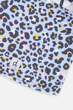 Brushed Jersey Balaclava Blue Leopard Print - J10YBAL_1J027