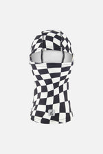 Brushed Jersey Balaclava White Checkered Print - J10YBAL_1J059