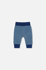 French Terry Denim Evolutive Pants Light Blue Denim - J20C21_01250