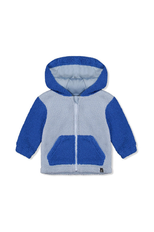 Sherpa Hooded Jacket Blue - J20C30_04570