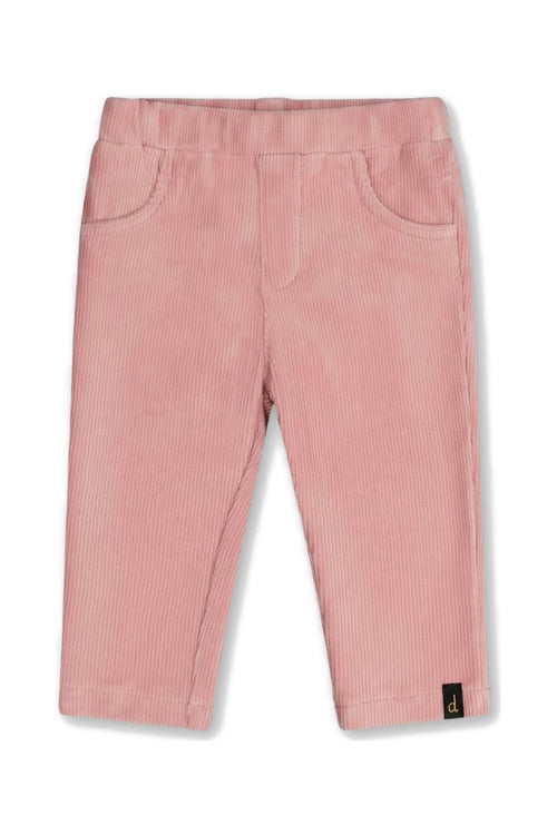 Baby Stretch Velour Treggings Pale Dusty Pink