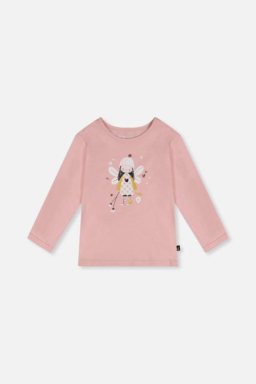 Organic Cotton T-Shirt Pale Dusty Pink