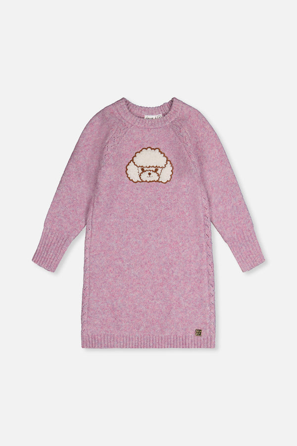 Poodle Knit Dress Lavender - J20IT87_05180