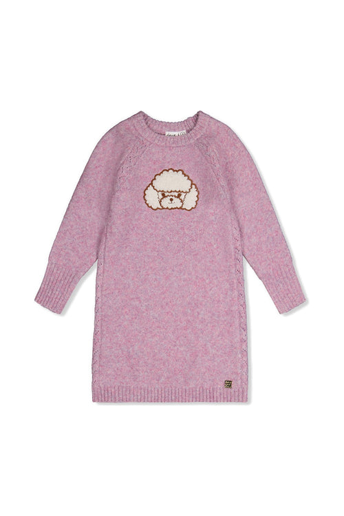 Poodle Knit Dress Lavender - J20IT87_05180