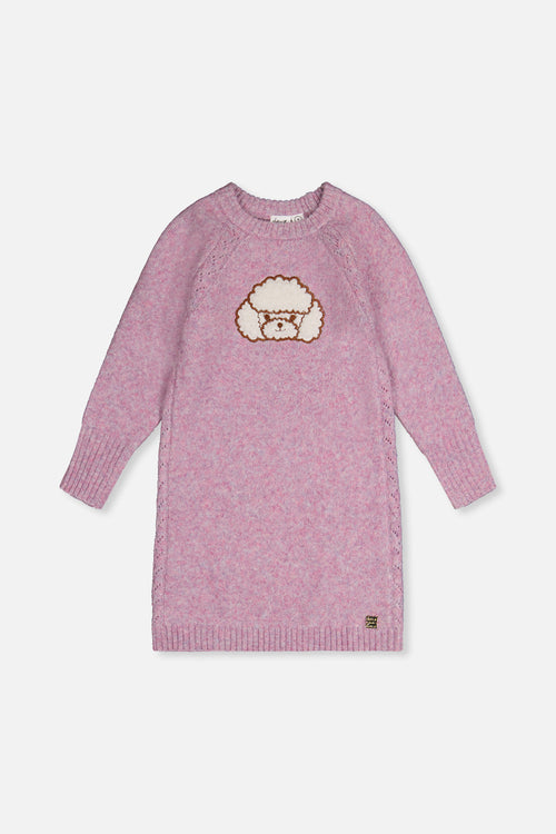 Poodle Knit Dress Lavender - J20IT87_05180