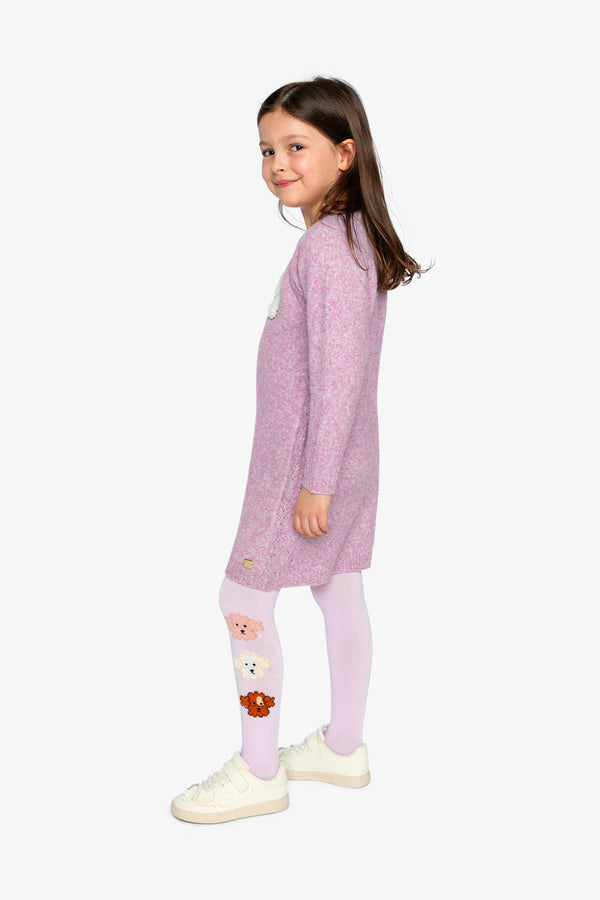 Poodle Knit Dress Lavender - J20IT87_05180