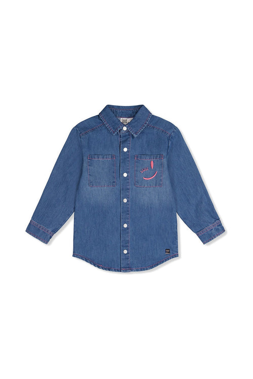 Denim Shirt Navy Blue - J20J15_01230