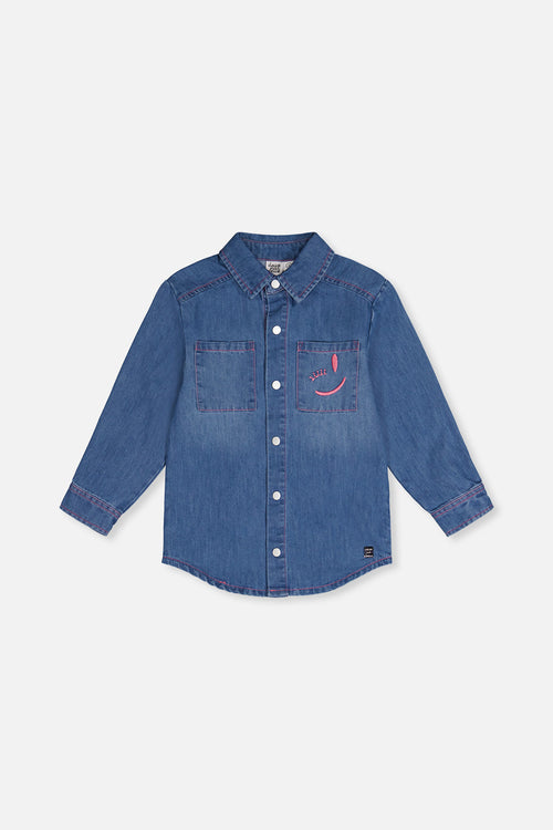 Denim Shirt Navy Blue - J20J15_01230