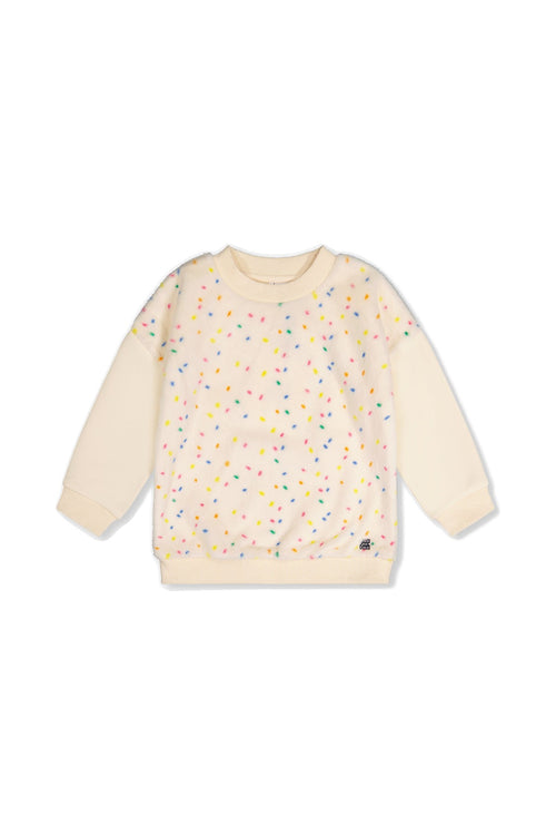 Bi-Material Sweater Off-White - J20J32_01010