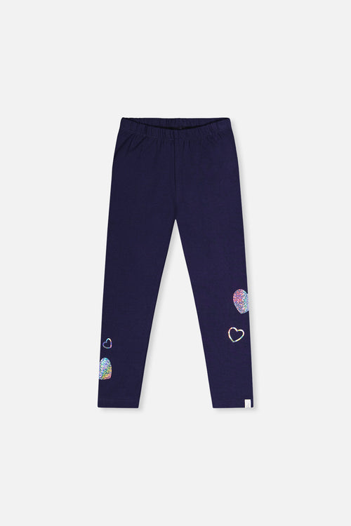 Organic Cotton Leggings Dark Blue - J20J60_04810