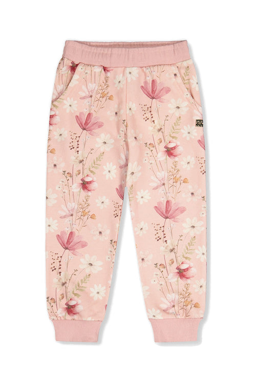 Sweatpants Pink Printed Flowers - J20K20_2J301