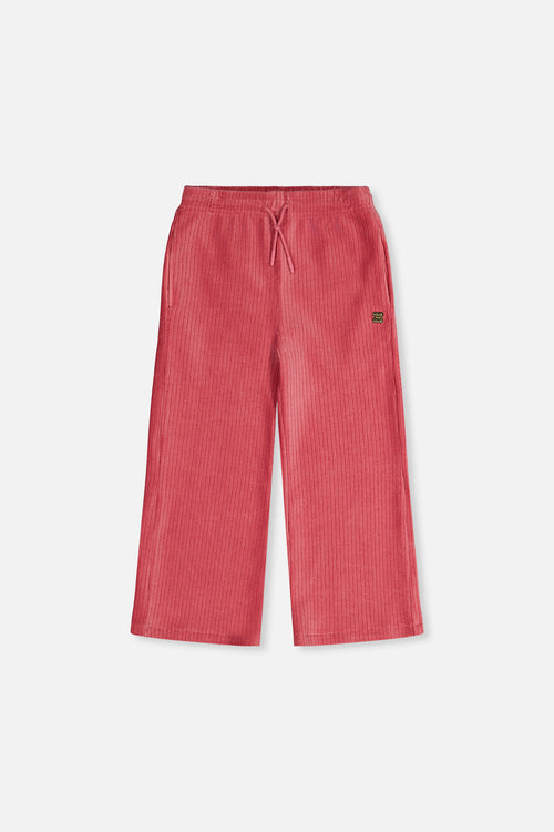 Velour Flare Pants Raspberry Pink - J20K22_06930