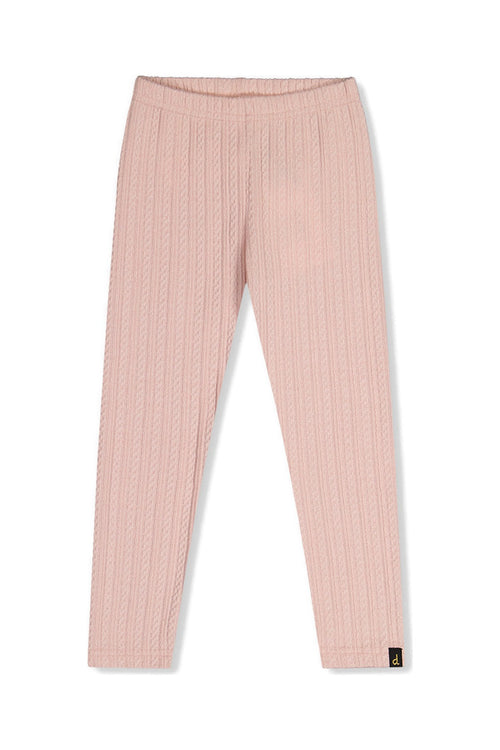 Jacquard Leggings Pale Dusty Pink - J20K60_06220
