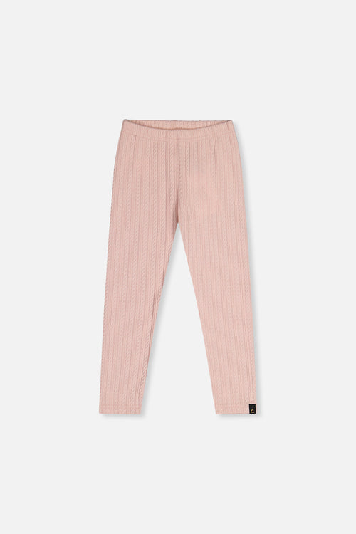 Jacquard Leggings Pale Dusty Pink - J20K60_06220