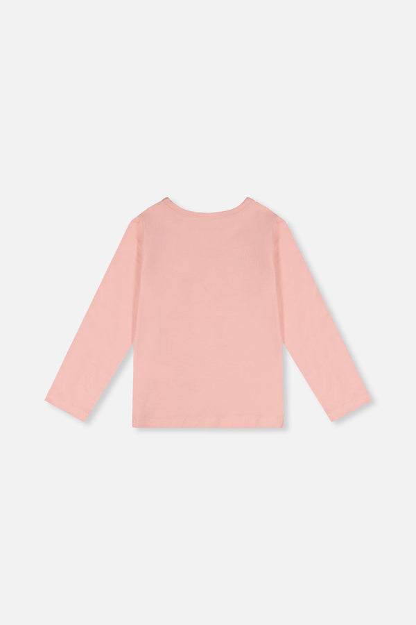 Organic Cotton Jersey T-Shirt Pale Dusty Pink - J20K70_06220