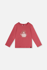 Organic Cotton Jersey T-Shirt Raspberry Pink - J20K70_06930