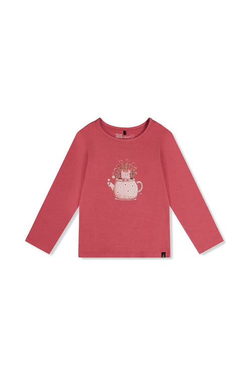 Organic Cotton Jersey T-Shirt Raspberry Pink - J20K70_06930