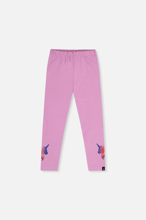 Organic Cotton Jersey Leggings Violet - J20L60_05150