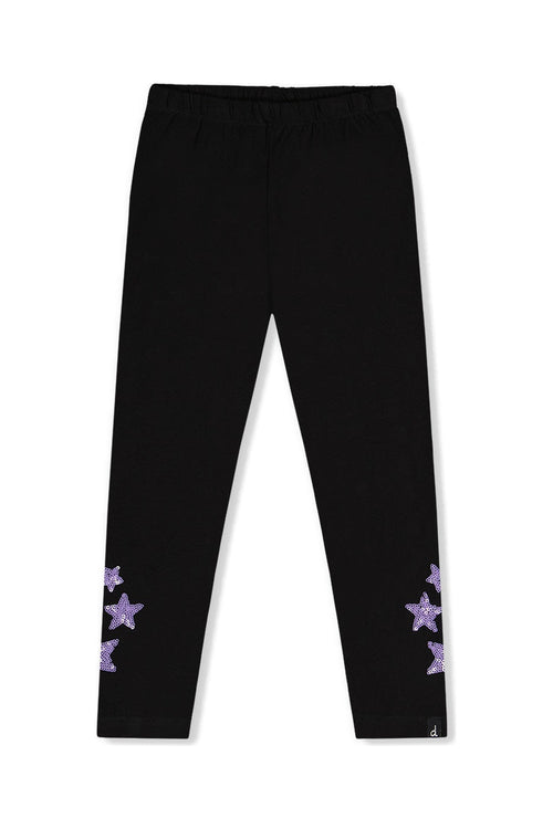 Organic Cotton Jersey Leggings Black - J20L60_09990