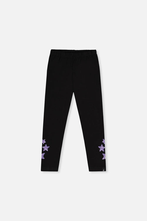 Organic Cotton Jersey Leggings Black - J20L60_09990