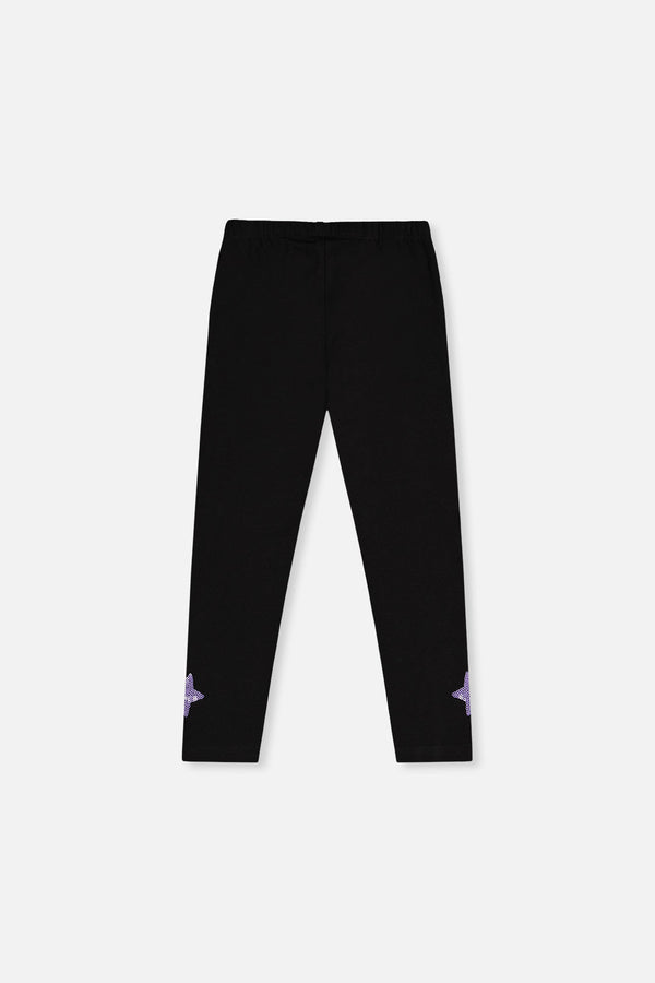 Organic Cotton Jersey Leggings Black - J20L60_09990