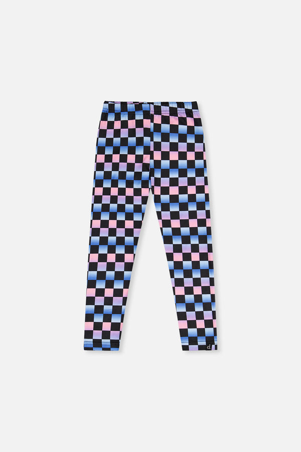 Leggings Black Checkered Print - J20L62_2J291