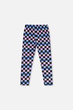 Leggings Black Checkered Print - J20L62_2J291
